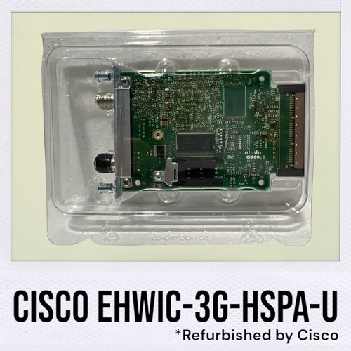 Tarjetas de interfaz WAN inalámbricas mejoradas de alta velocidad Cisco EHWIC-3G-HSPA-U-RF - Imagen 7 de 12