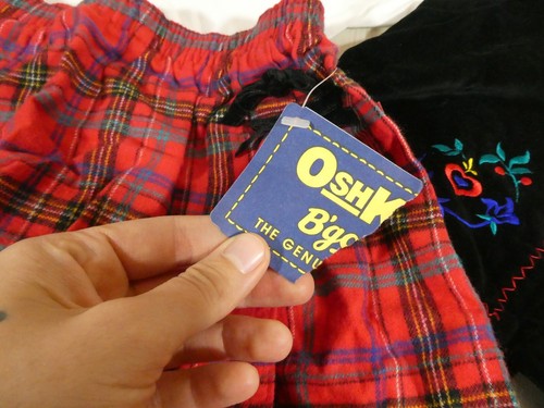 NWT Vintage 90s OshKosh BGosh Kids 5/6 Winter Fleece Vest & Skirt Winter NEW T2 - Picture 7 of 19