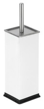 STAINLESS STEEL PLASTIC CERAMIC TOILET BRUSH AND HOLDER FREE STANDING BATHROOM