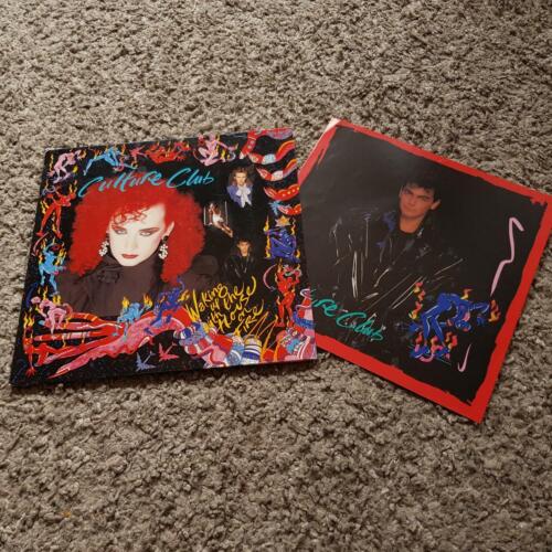 Culture Club - Waking up with the house on fire Vinyl LP Germany POSTER INLAY - Photo 1/1