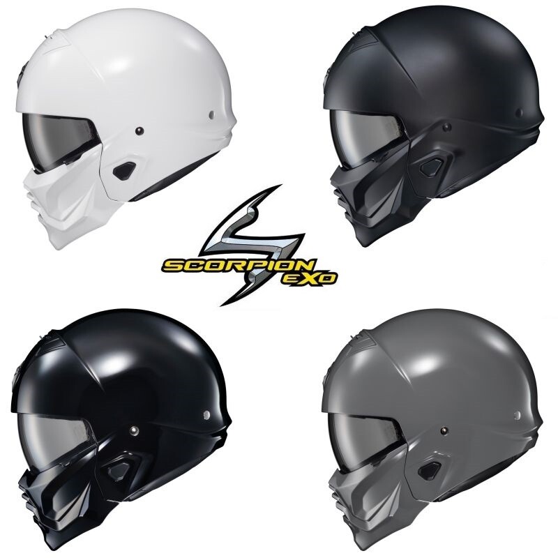 Scorpion Exo Cover 2 Open Face Street Motorcycle Helmet