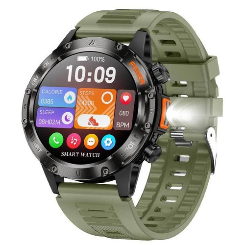 2025 Smart Watch Military Tactical Sport Heart Rate Fitness Tracker Wristwatch - Picture 27 of 28