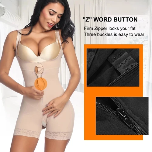 Fajas Colombianas bbl etapa 3 Faja Post cirugia cintura entrenador Slim Body Shaper - Imagen 5 de 30
