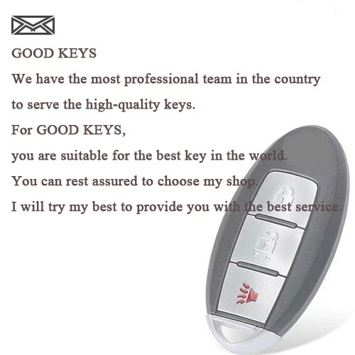 Llavero remoto inteligente 2009 2010 2011 2012 2013 para Nissan Murano 370Z KR55WK49622 Foto 2 de 4