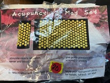 Acupressure Mat Set, Acupuncture Point Massage Pillow Muscle Relaxation New 