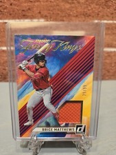 Brice Matthews 2024 Donruss Baseball Jersey Kings Relic RC Astros #PJK-BM /99