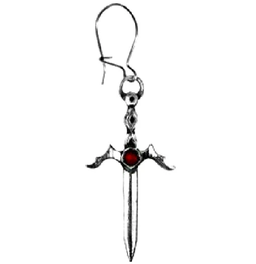 Crystal Dagger (1) Earring Alchemy Gothic