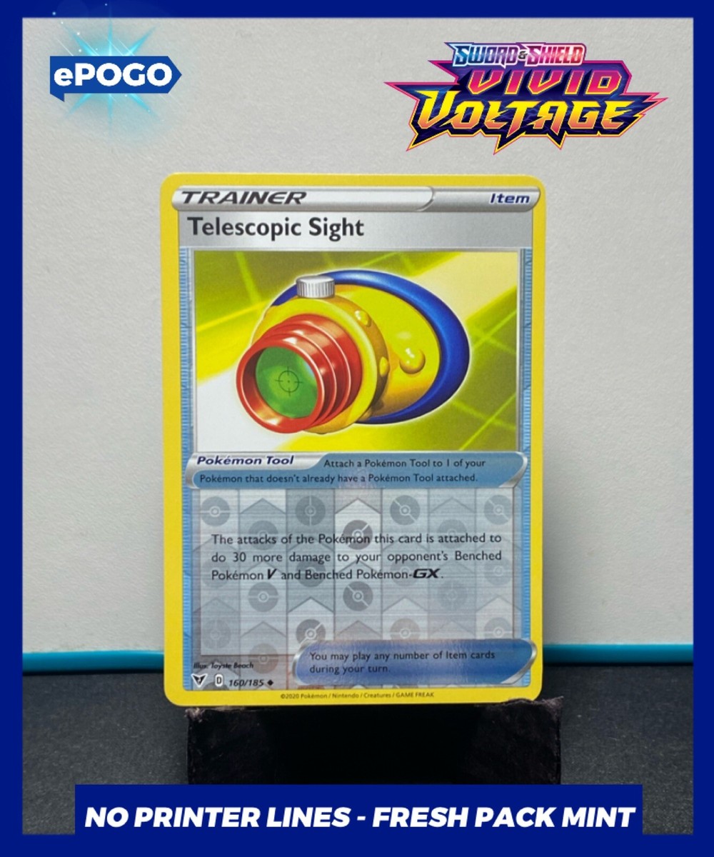 telescopic sight pokemon card value - - 203/185 - Vivid Voltage - Secret Rare Buy this amazing trading card from our collection Pokemon Trading Card Game 203/185