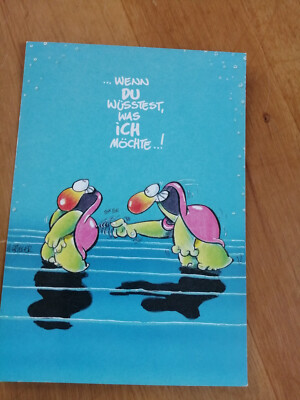 Ansichtskarte Cactus Purple Turtle & Friends Grieger Wenn du wüsstes NEU Sammler