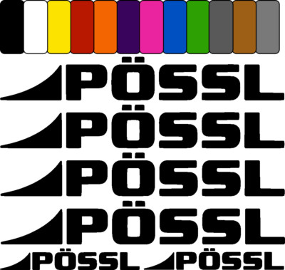 POSSL aufkleber sticker wohnmobil camper wohnwagen caravan