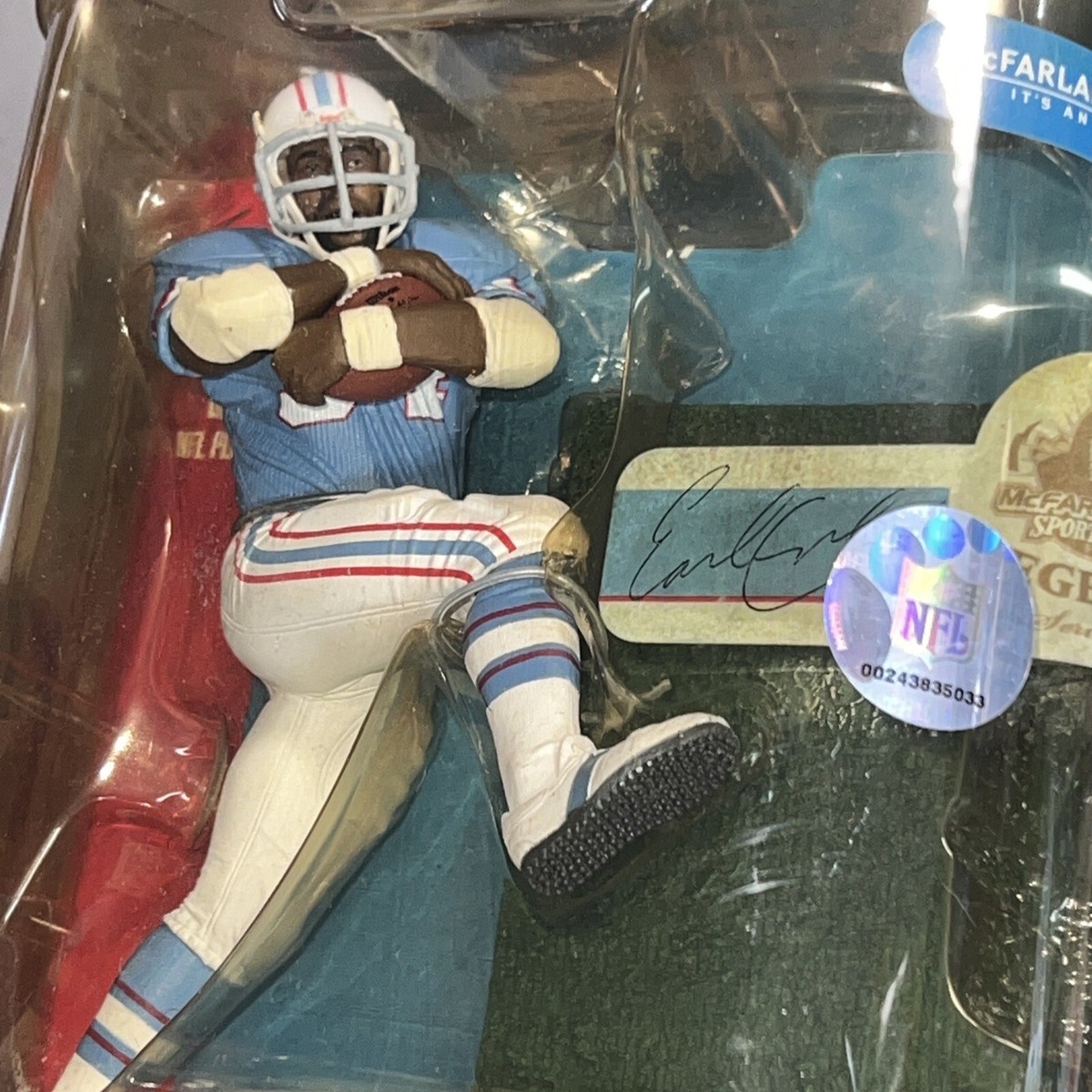 NFL フィギュア Earl Campbell ヒューストンオイラーズ レア 2007 Mcfarlane Toys NFL Legends Series 3 Earl Campbell