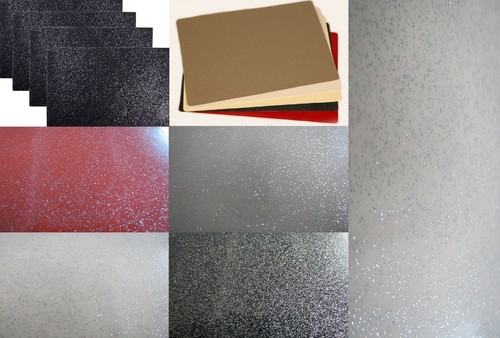 Tovagliette Pulisci PVC Tinta Unita Scintillante Glitter Tavolo Servizio Tavola 30x43cm - Foto 2 di 14