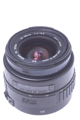   CANON EOS MOUNT SIGMA 35-80MM 4-5.6 DL ZOOM MULTI COATED LENS