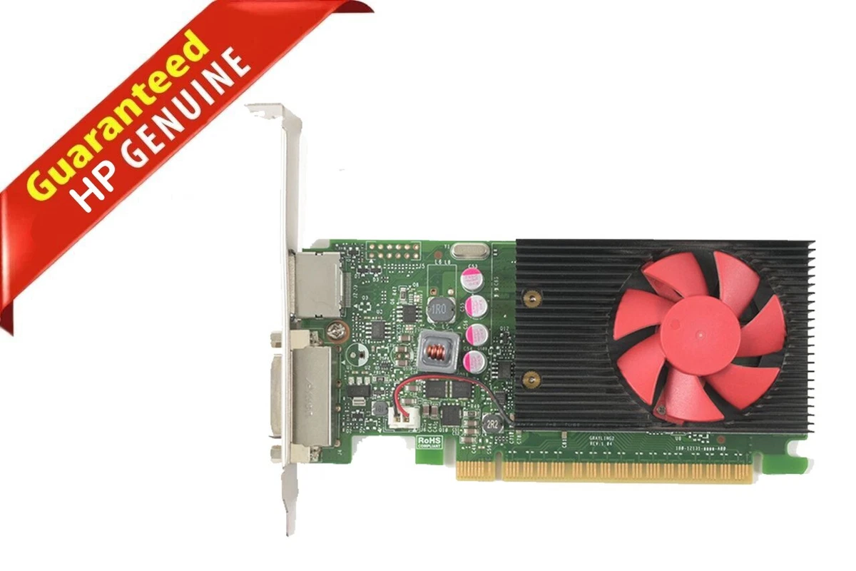 Genuine HP Nvidia GeForce GT730 2GB GDDR3 Graphics Card SFF DP DV I917882-001