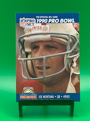 1990 Joe Montana Pro Set Pro Bowl Football Card #408 NFL | eBay