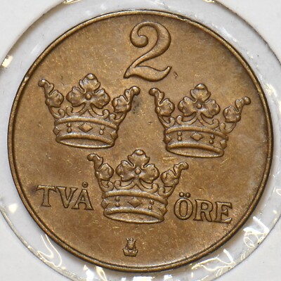 Sweden 1935 2 Ore 240459 combine shipping | eBay