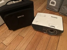 BenQ W710ST Projector Tested Powers On Needs Lamp And Power Cord. Used