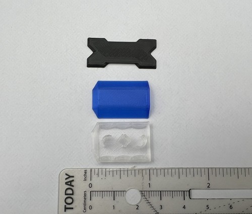 1/18 Scale Blue Half Code 3 MX7000 Lightbar W/ Internal Lens Police Sheriff Fire - Picture 3 of 7