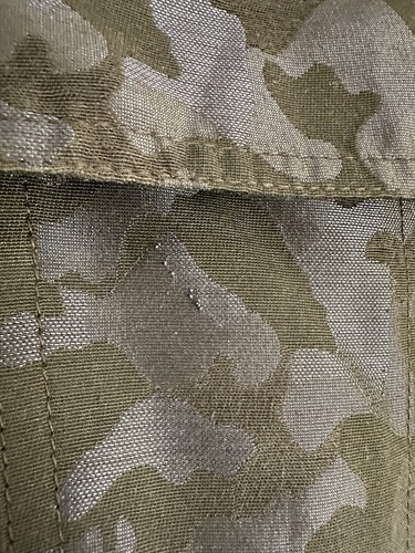 Reiss Gr. XS 4 6 schwarz-blau Jacquard Parka Mantel Fellbesatz Kragen - Bild 10 von 10