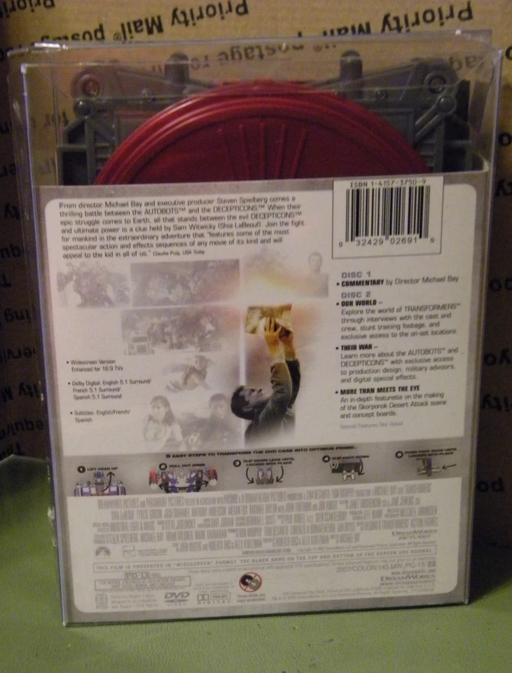 TRANSFORMERS (DVD, SPECIAL EDITION) OPTIMUS PRIME COLLECTOR'S EDITION - Image 3 of 4