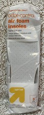    Up And Up Odor Control Air Foam Insoles Unisex- W 5-10 M 7-13