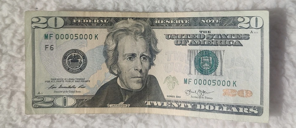 20 Dollar Bill Rare Series Number - Image 2 of 3