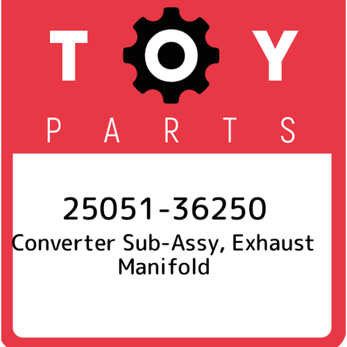 2505136250 Toyota Converter subassy, exhaust manifold 2505136250, New