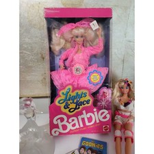 Vintage Lights And Lace Barbie 1990 Barbie Doll Pink Label Mattel New in box