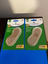 NEW LOT OF 2 SOF COMFORT FOAM HEEL LINER -UNISEX- ONE SIZE FITS MOST-2PK