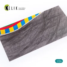 1/24 Reskit KS24003 Asphalt road 24 Hours of Le Mans Turn Base - Acrylic 3 mm (1