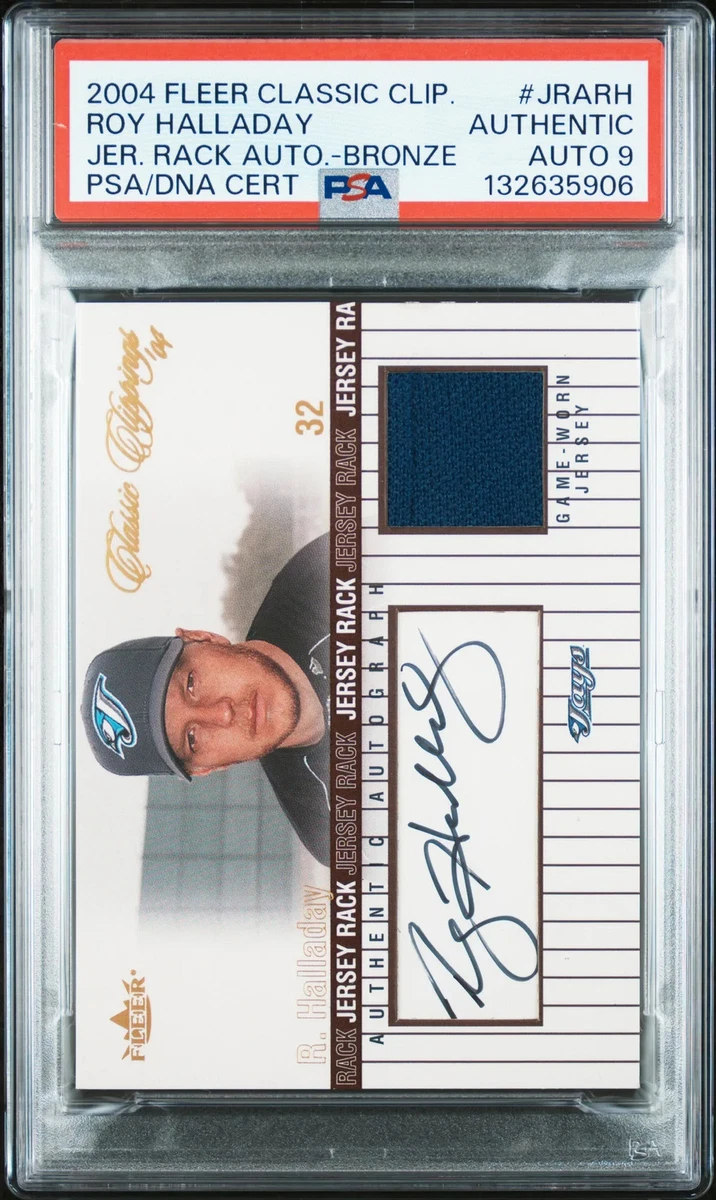 Roy Halladay Autographed Baseball Sports Trading Cards