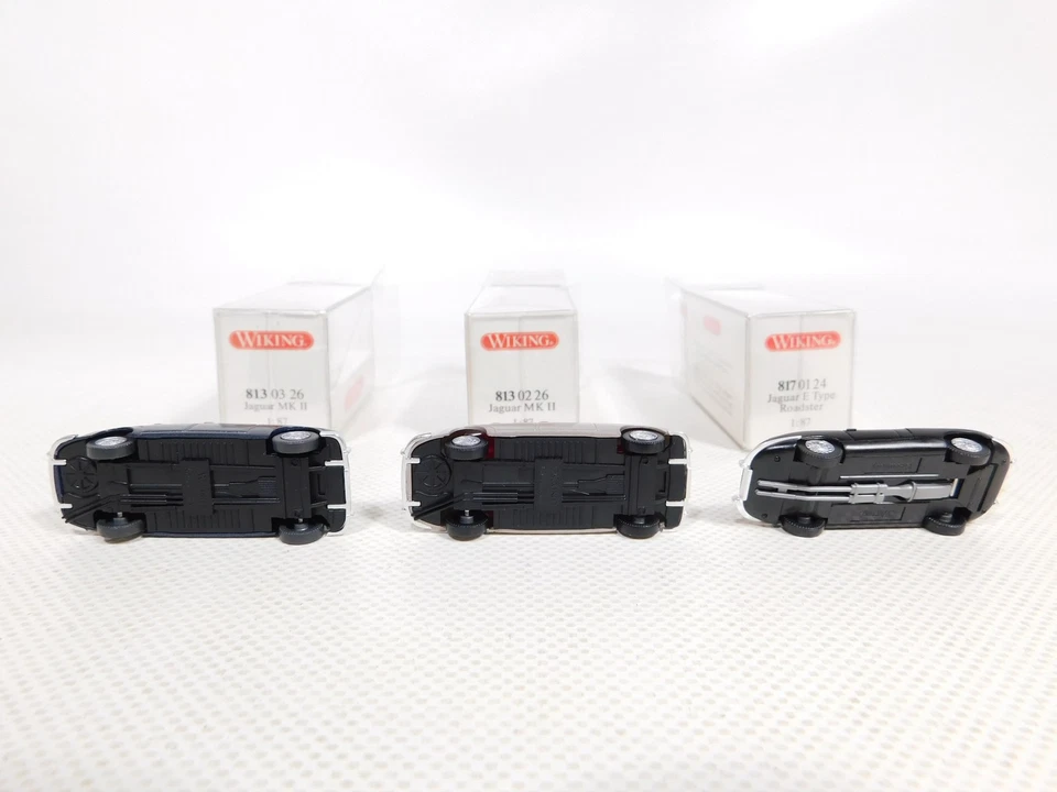 3X Jaguar H0 1:87 MK II 817 01 24 Mint Box #DP694-0,5 - Immagine 3 di 4