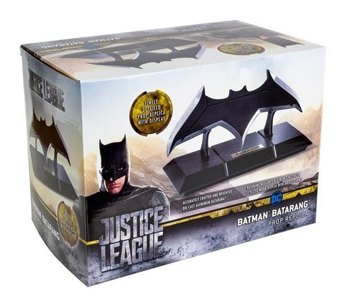 DC BATMAN LIGA DE LA JUSTICIA BATARANG UTILERÍA RÉPLICA NUEVA EN CAJA COLECCIÓN NOBLE - Imagen 2 de 5