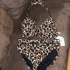 Leopard Print Bikini Set