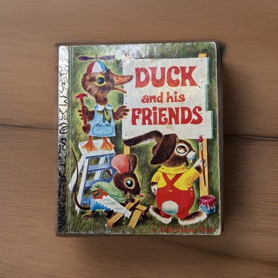 A Little Golden Book Duck And His Friends  Vintage