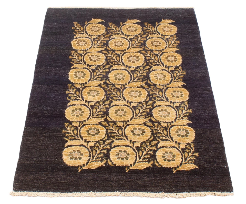 3'9" x 6'0" Hand Knotted Area Rug Traditional Oriental Wool Carpet - Image 3 of 4