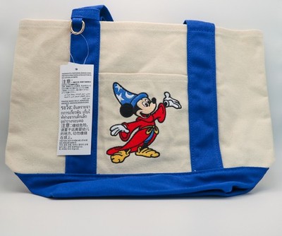 2026 Disney D23 Expo MOG Sorcerer Mickey Small Canvas Tote Bag Imagineering NEW
