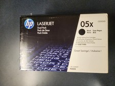 OEM HP 05X CE505XD CE505X Laserjet BLACK Toner Cartridge OPEN BOX - SINGLE