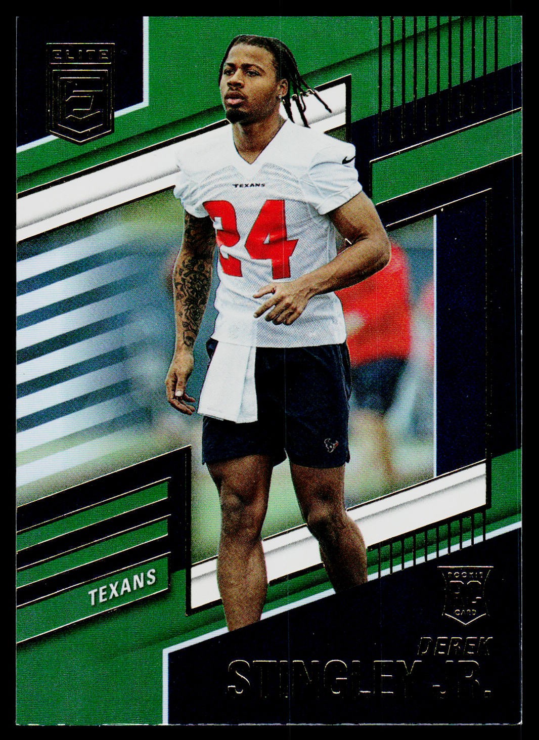 2022 Donruss Elite #141 Derek Stingley Jr. Green