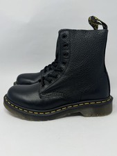 Doc Dr. Marten's Black 1460 Pascal Virginia Leather Boots Women  s Size 9 No Lid