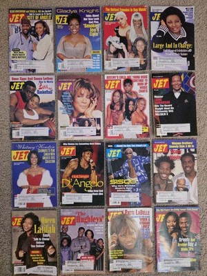 Lot 16 Vintage JET Magazines 2000 Destinys Child Whitney Love & Basketball