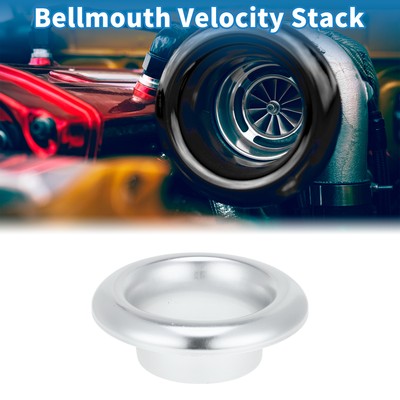 Velocity Stack Bellmouth 3,98'' ID 6,50'' OD Turbo Motor Luftansaugung Silberton
