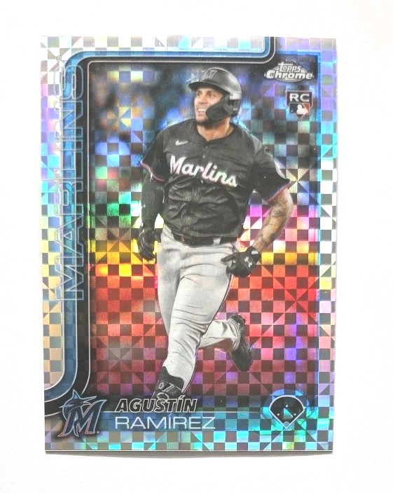 2025 Topps Chrome Update X-fractor #USC200 Agustin Ramirez RC (MARLINS) !