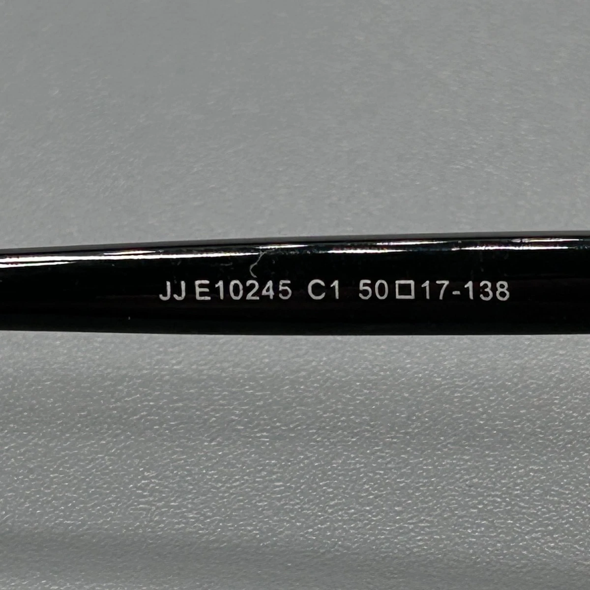 John Jacobs JJ E10245 C1 Glasses Frame 50-17-138 Black Gold