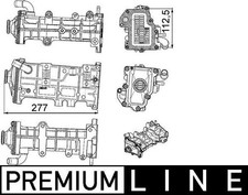 MAHLE Kühler, Abgasrückführung  für IVECO