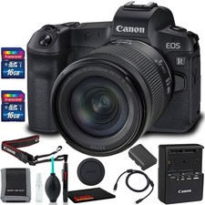 Canon EOS R Mirrorless Digital Camera with 24-105mm Lens Two 16GB Memory Cards