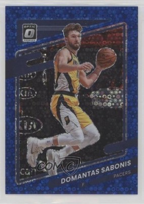 2021 Panini Donruss Optic Fast Break Blue Prizm 38/50 Domantas Sabonis #94 ne1