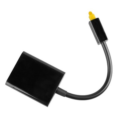 Toslink Splitter 1 Male To 2 Female Switch Digital Audio Wire Adapter Connecor s