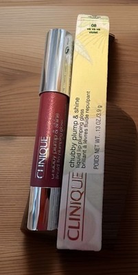 CLINIQUE Chubby Plump & Shine Lip Plumping Gloss New -08 VA VA VA VIOLET-RARE