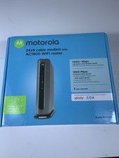 Motorola MG7700 DOCSIS 3.0 Cable Modem Router Combo AC1900 Dual-Band WiFi, 4 LAN